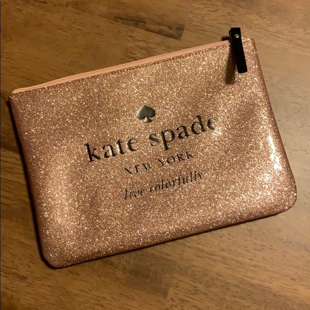 Kate Spade Glitter Bug Sparkle pouch